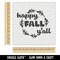 Happy Fall Y&#x27;all Autumn Foliage Wall Cookie DIY Craft Reusable Stencil